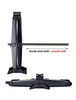 Heavy Duty Foldable Hand Scissor Jack for car van Garage Tire Wheel Lug Wrench Jack