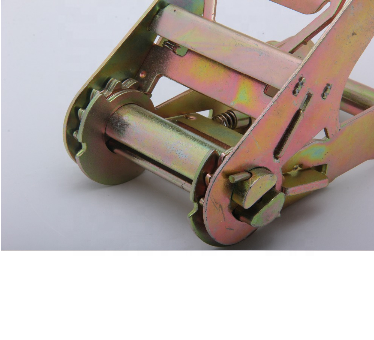 3inch 75MM 10T Zinc Plated Aluminium Handle Webbing Ratchet Buckle