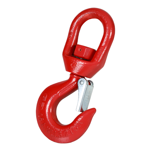 Forged G80 Eye Swivel Hook With Safety Latch-Lifting hook