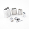 Aluminum Crimping Loop Sleeve Ferrules Assortment for Wire Rope Cable Thimbles