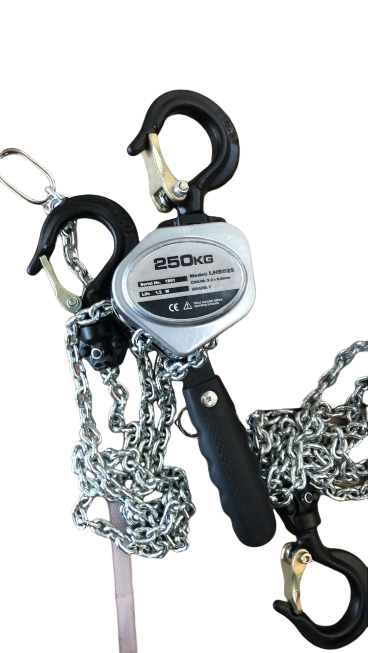 China Manfacturer Compact Portable 250kg/500kg Manual Lever Chain Hoist Mini Puller/Mini Ratchet Lever Hoist