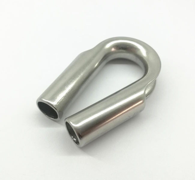 Stainless Steel Wire Rope Cable Tube Thimbles for wire rope cable